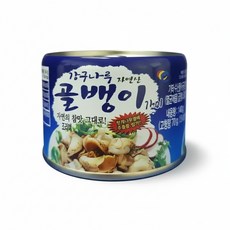 강구나루 자연산 골뱅이 140g 1캔 대용량 업소용, 1개
