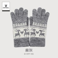 CERF BELL 麋鹿單層手套 冬季保暖針織手套