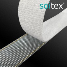 얇은 찍찍이 기저귀 봉제 후크 0.36L 루프 DC-7NP 암수세트 20mm폭 x 1M, 후크 반투명 / 루프 오프화이트, 1개