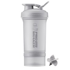 프로쉐이커 락앤락 보틀 + 컨테이너, 매트그레이, 600ml, 1개