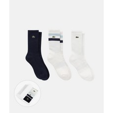 매장정품 라코스테 LACOSTE 공용 스포츠 양말 패턴 번들 RA136B-56G 001 RA136B-56G001 625950