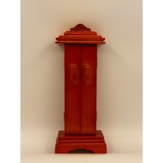 위패 (나무 회양목) 차례 제사용, 1개