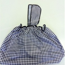 idalza 包包 防水 日本摺疊防水套 防塵套 手提袋 下雨專用包 格紋 防雨保護套, 1個, 現貨_摺疊防水套x1