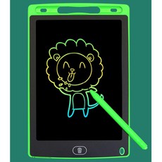 메모패드 LCD 전자칠판 레인보우 8.5인치 드로잉보드, 색상랜덤