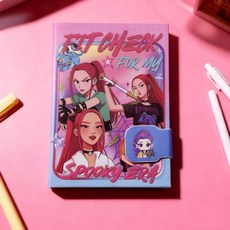 케이팝데몬헌터스 A5 컬러 다이어리 마그네틱 노트, 1개, 04