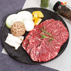 HC한우마을 1등급 한우 암소 채끝등심 구이용 등심 200g, 1개