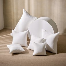 아띠랑스 국내생산 진드기방지 프리미엄 다용도 쿠션솜 2개, 화이트