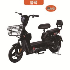 더패스터 배달용전기자전거 배달용 전기 자전거 자토바이, 충전기 배터리 미포함, 1개, 블랙