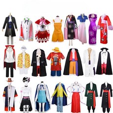 원피스 코스프레 니카 루피 야마지 나미 로빈 풀세트 사보 에이스 우타 엠프레스, 한 쿡 가발, XS