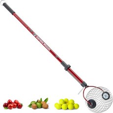 GARDEN WEASEL Large Nut Gatherer Roller – Collector Tool for Walnuts Tennis Balls and More Yard P, 02 White