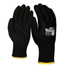 핸드맥스 워머니트 방한장갑 라텍스코팅, 1개, 블랙