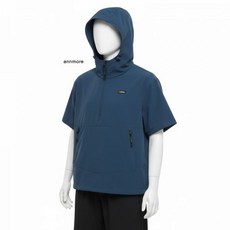 내셔널지오그래픽 아델리 N252UFT941 경량 우븐 반팔 아노락 터콰이즈