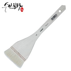 서예붓 민화 한국화 배접붓 바탕붓, 1개, 4호