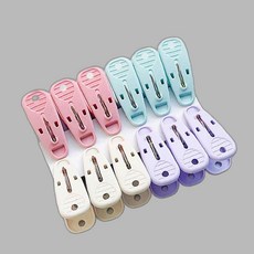 다모아만물상 파스텔 빨래집게 12P 세트, 본상품, 1개