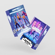케이팝 LOMO 홀로그램 카드 애니메이션 굿즈 즐겨찾기 카드 스티커 축하 카드 92장 JL-1688-958628-790064, 1개, 무작위의