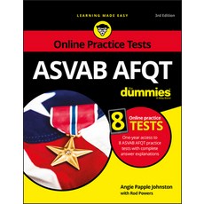 (영문도서) ASVAB Afqt for Dummies: Book + 8 Practice Tests Online Paperback, For Dummies, English, 9781119413653