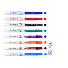 SKB 文明 WK-26 按動白板筆 8色組 2mm 圓頭, 1個, WK-26 按壓白板筆 8色組