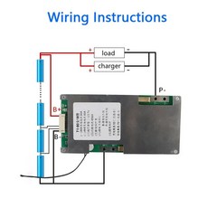 동일 포트 삼원 보호 보드 전기 자전거 밸런스, 현재: 4. 7S 60A, 1개