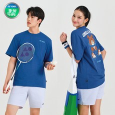 요넥스 261TS042U 배드민턴 공용 오버핏 반팔 티셔츠