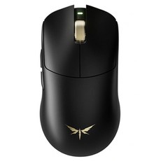 브이지엔 드래곤플라이 F2 마스터 에디션 3모드 연결 경량 무선 게이밍 마우스, 블랙 블랙