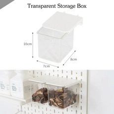 북유럽 스타일 Pegboard 및 액세서리 보관 케이스 DIY 드릴 선반 없음 벽 마운트 데스크탑 주최자, 19 white storage case A