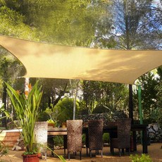 패브릭 썬쉐이드 사각 2X3 차광막 옥상 정원 펜션 수영장 천막 그늘막 가림막, 사각2x3 크림, 화이트계열