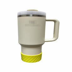 텀블러 미끄럼방지 소음방지 실리콘 바닥패드 옐로우 7cm