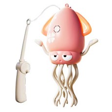 跳舞章魚 跳舞魷魚 - 趣味章魚玩具, 1個, 粉色, 粉色