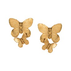 제니퍼베어 버터플라이 모티프 이어링