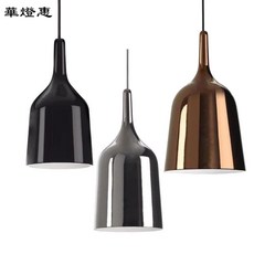 【華燈惠】現貨復刻版現代西班牙風個性倒轉鈴鐺吊燈創意藝術現代咖啡服裝店客廳吊燈, 銀色小號, 銀色