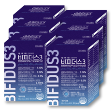 비피더스 유산균 3 모유유산균 프로바이오틱스, 6개, 60g