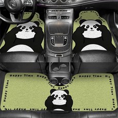 卡通汽車腳墊地毯，車內除塵防臟墊，通用型腳踩墊, 36589E,主駕駛一片50*65