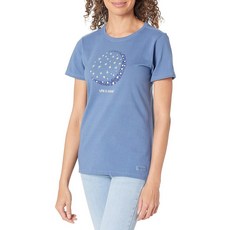 Life is Good. 여성용 크러셔 티 피클볼 마법사 다크 블루 빈티지 블루