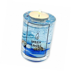 바다젤양초 자연친화적인 아로마 향초 수면 개선 힐링 인테리어 소품 홈 오피스 분위기 조성 장식용 양초, 1개