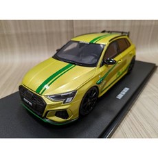 GT SPIRIT Audi S3 MTM 2022 金屬黃 特殊彩繪 1:18 模型車, 1個