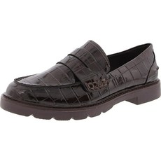앤클라인 Anne Klein 여성용 Eryn 패딩 안창 특허 로퍼 블랙 악어 9