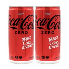 코카콜라 제로 탄산음료, 215ml, 30개