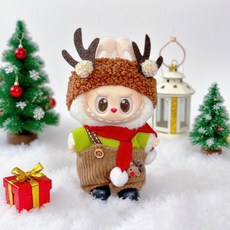 팝마트 라부부 1 2 3세대 크리스마스 인형옷 시리즈 인형의상, 크리스마스 세트 4