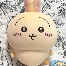 먼작귀 치이카와 대형 쿠션 인형 하치와레 우사기 80cm 굿즈 1개