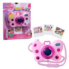 [5] Just Play 디즈니 주니어 미니 마우스 픽처 퍼펙트 플레이 카메라 조명 및 사운드 핑크 4피스 만 3세 이상 아동용 장난감, 키즈카메라 어린이사진기 디즈니 주니어 미니 마우스 픽처