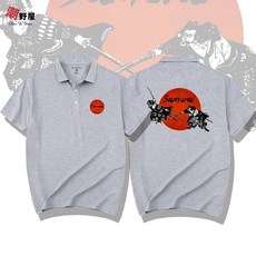 潮野屋 落日武士 POLO衫 短T 日式可愛潮流街頭風 WPD-686