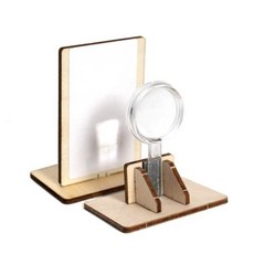 빛의 굴절 볼록렌즈 실험 과학 학습 교구 관찰 교육 돌봄 늘봄 교재 원리, 1개