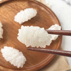 밥풀 브로치 밥초밥 옷핀 안전핀 밥알 뱃지 쌀 미니 악세사리 꾸미기 소품 장식 쓸모없는 선물 /오늘출발