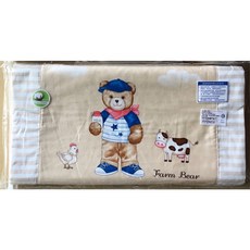 兒童乳膠枕 台灣製, 乳膠枕（米-農夫熊款）,乳膠枕