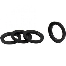 휠 액세서리 부품 4개 폴리카보네이트 허브 중심 링 외경 78.10mm 내경 74.10mm BMW 5시리즈 E39 E60 X5 F15 X6 F16 해외 직배송, Black, 73.00mm