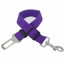 강아지안전벨트 충격방지 애견차량안전벨트 고탄력 튼튼한 강아지안전벨트시트, 보라색, 32-62센티미터