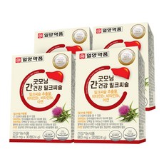 일양약품 굿모닝 간건강 밀크씨슬, 30정, 4개