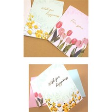 마스온 블로썸 축하카드 랜덤발송 일러스트엽서, 랜덤1개