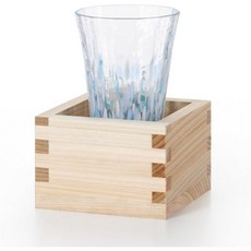 사케잔 신혼부부선물 술잔 소주잔 아데리아 츠가루 비도로 일본 사케 유리 블루 3.2온스 일본산 츠유쿠사 F71961, Sekka