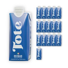 [백화점입점] Tote 수입생수 팩생수 종이팩 미니 생수, 24개, 500ml
